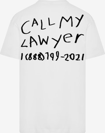 MARKET Shirt 'Lawyers Phone' in White: front