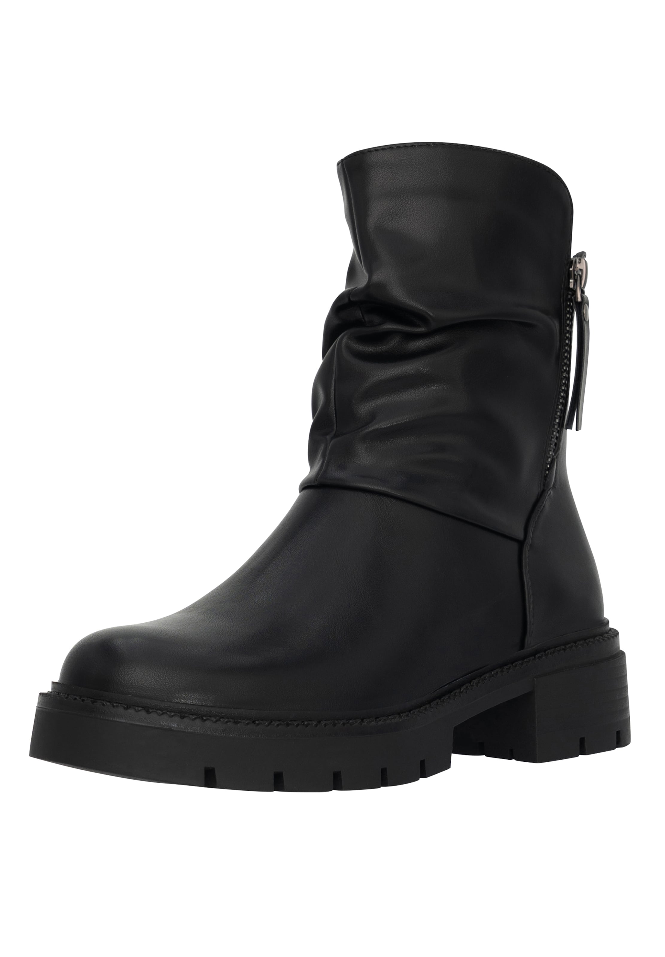 Elara Enkellaarsjes in Zwart: voorkant