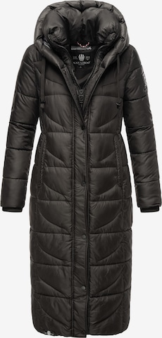 NAVAHOO Χειμερινό παλτό 'Waffelchen' σε μαύρο