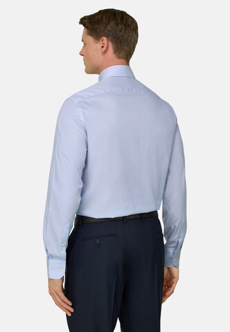 Boggi Milano Slim Fit Hemd in Blau