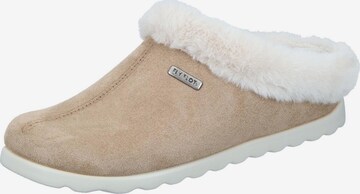 FLY FLOT Slippers in Beige: front