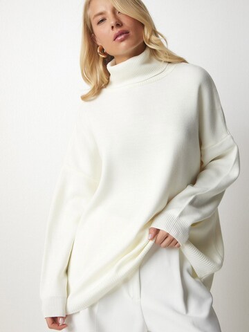 Pullover di Happiness İstanbul in grigio: frontale