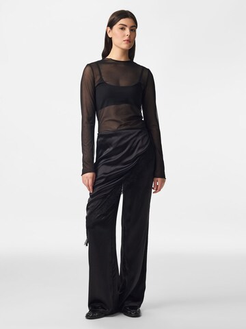 Loosefit Pantalon 'TINA' PIECES en noir