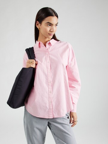 Aware Bluse 'Paris' in Pink: Vorderseite