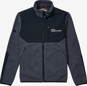 Veste en polaire HALO en gris : devant