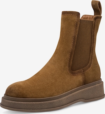 Bottines Tamaris en marron : devant
