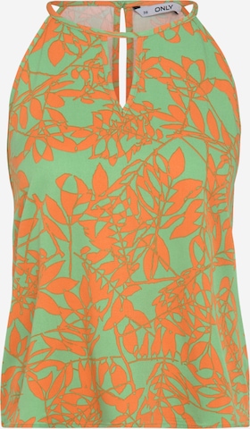 Only Petite Top 'ALMA' in Green: front