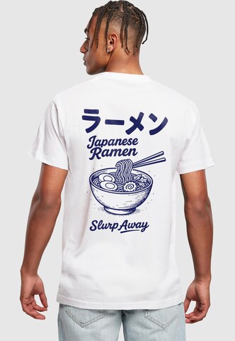 Merchcode Shirt 'Japanese Ramen' in White