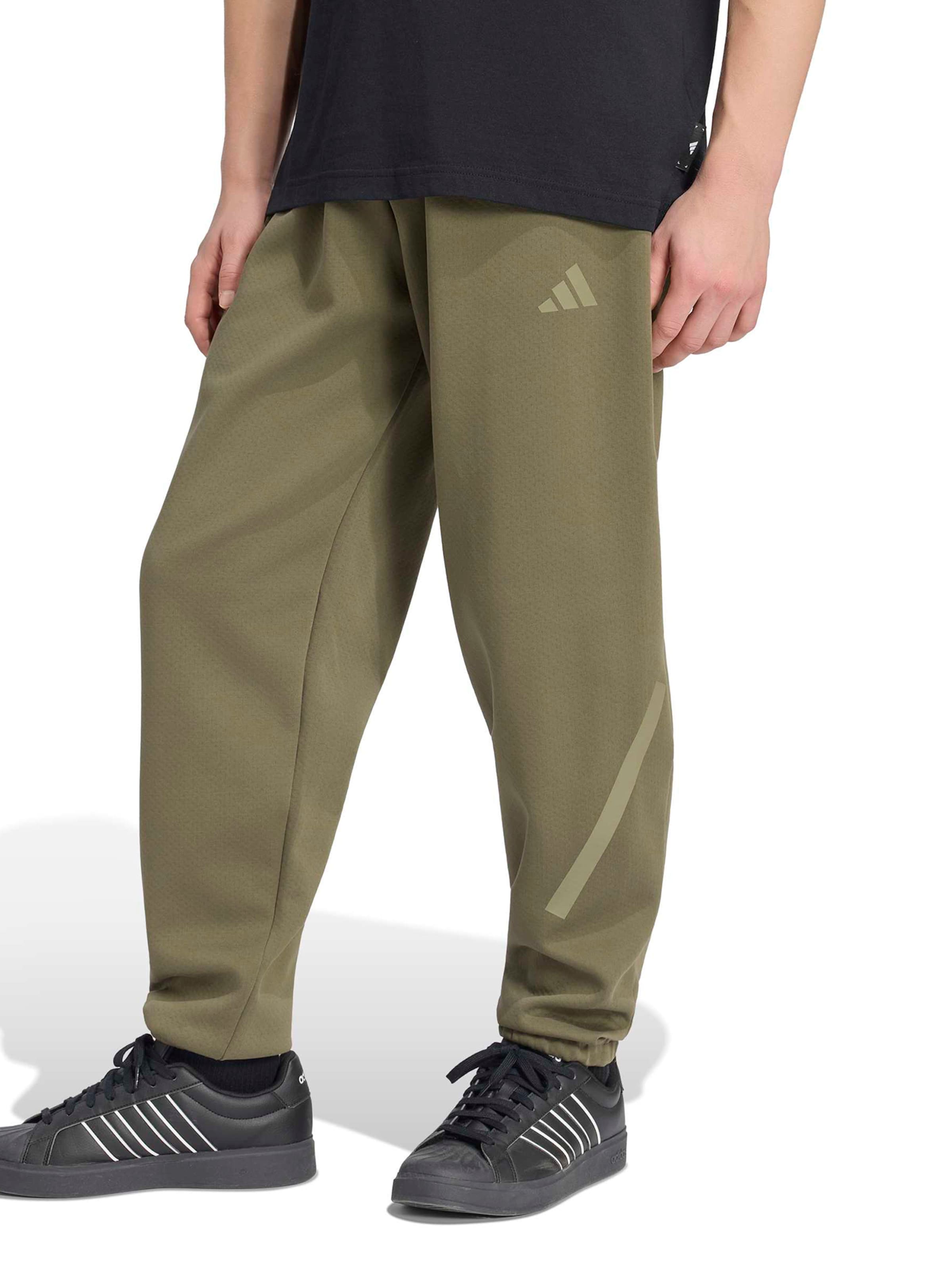 žalia ADIDAS SPORTSWEAR Siaurėjantis Sportinės kelnės 'Z.N.E.': priekis