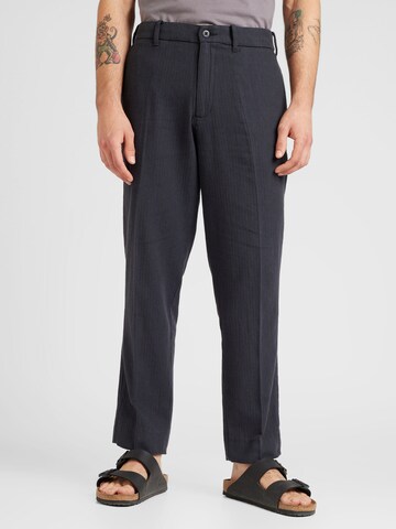 Abercrombie & Fitch Loosefit Chino in Zwart: voorkant