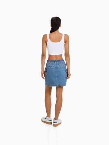 Bershka Skirt in Blue