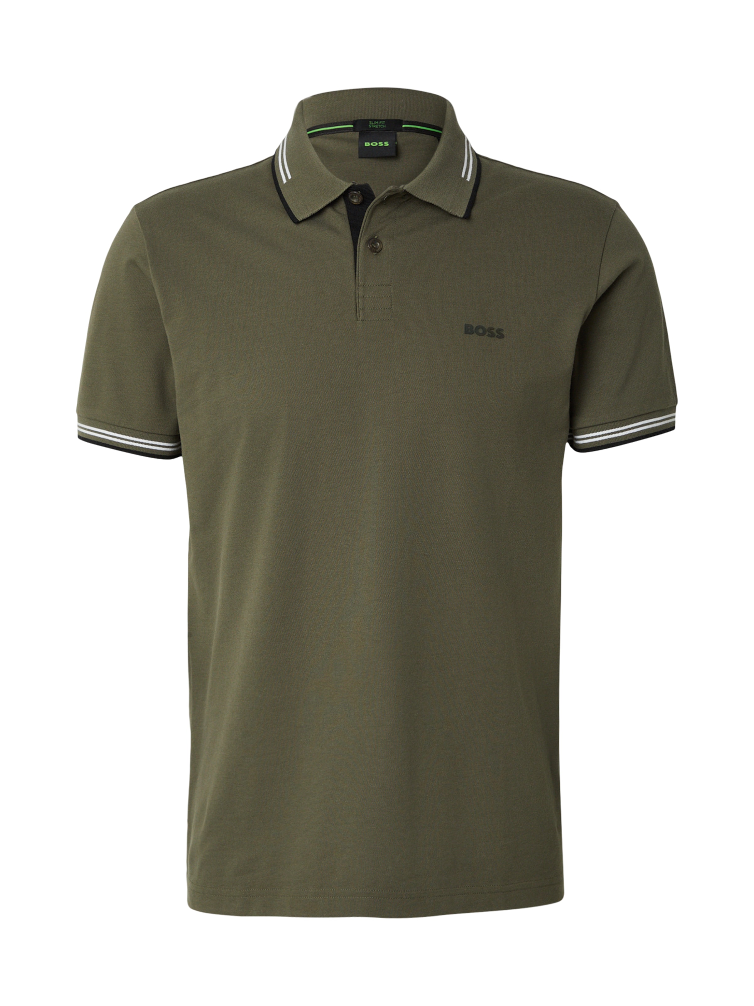 BOSS Poloshirt 'Paul' in Grün: Vorderseite