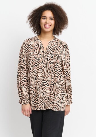 Aprico Blouse in Beige: front