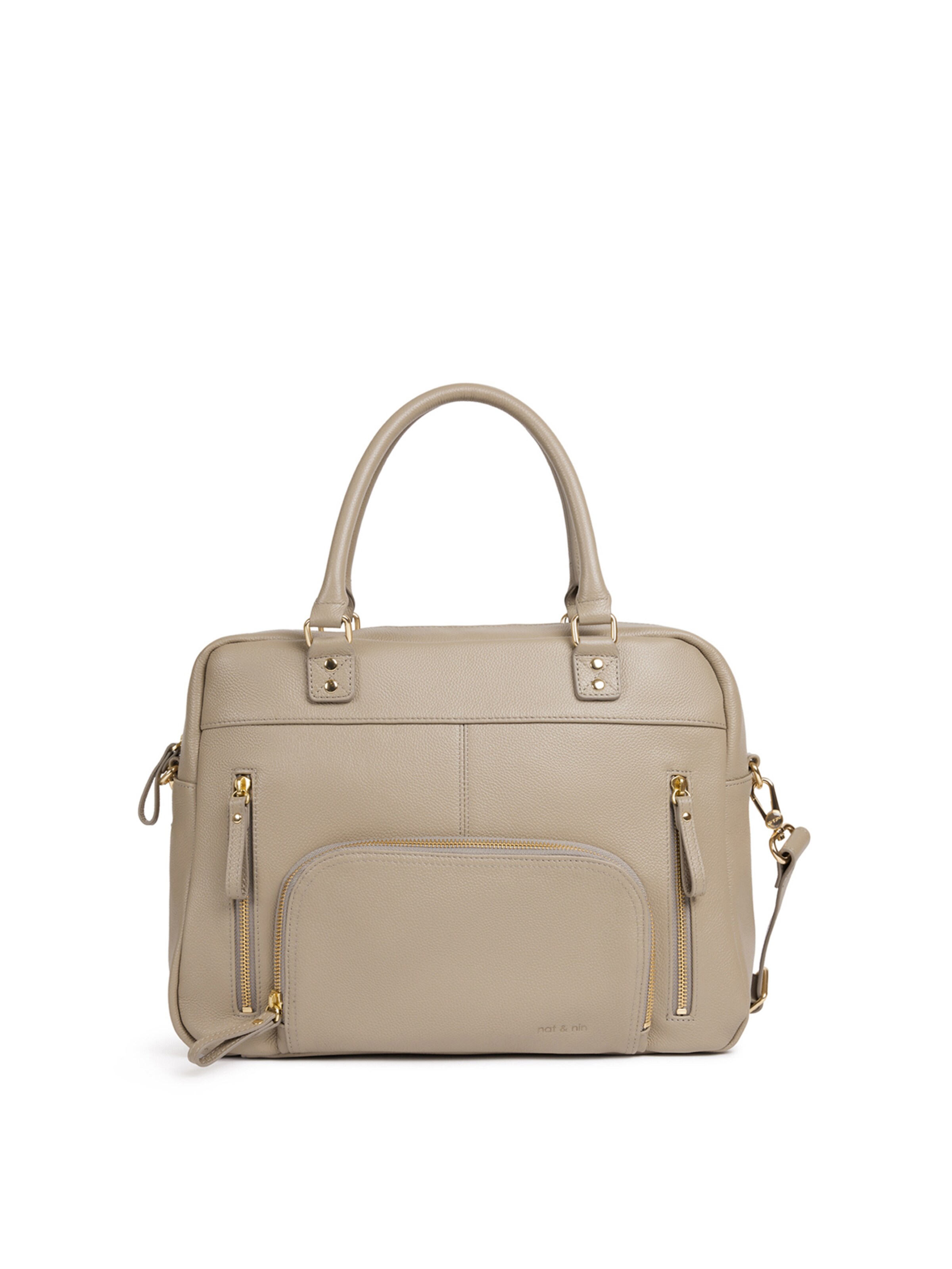 Borsa a mano 'Macy' di Nat&Nin in beige: frontale