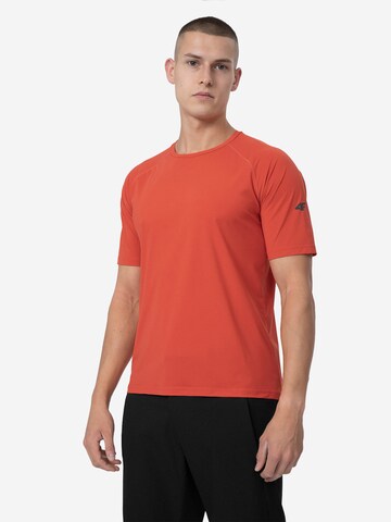 T-Shirt fonctionnel 4F en orange : devant