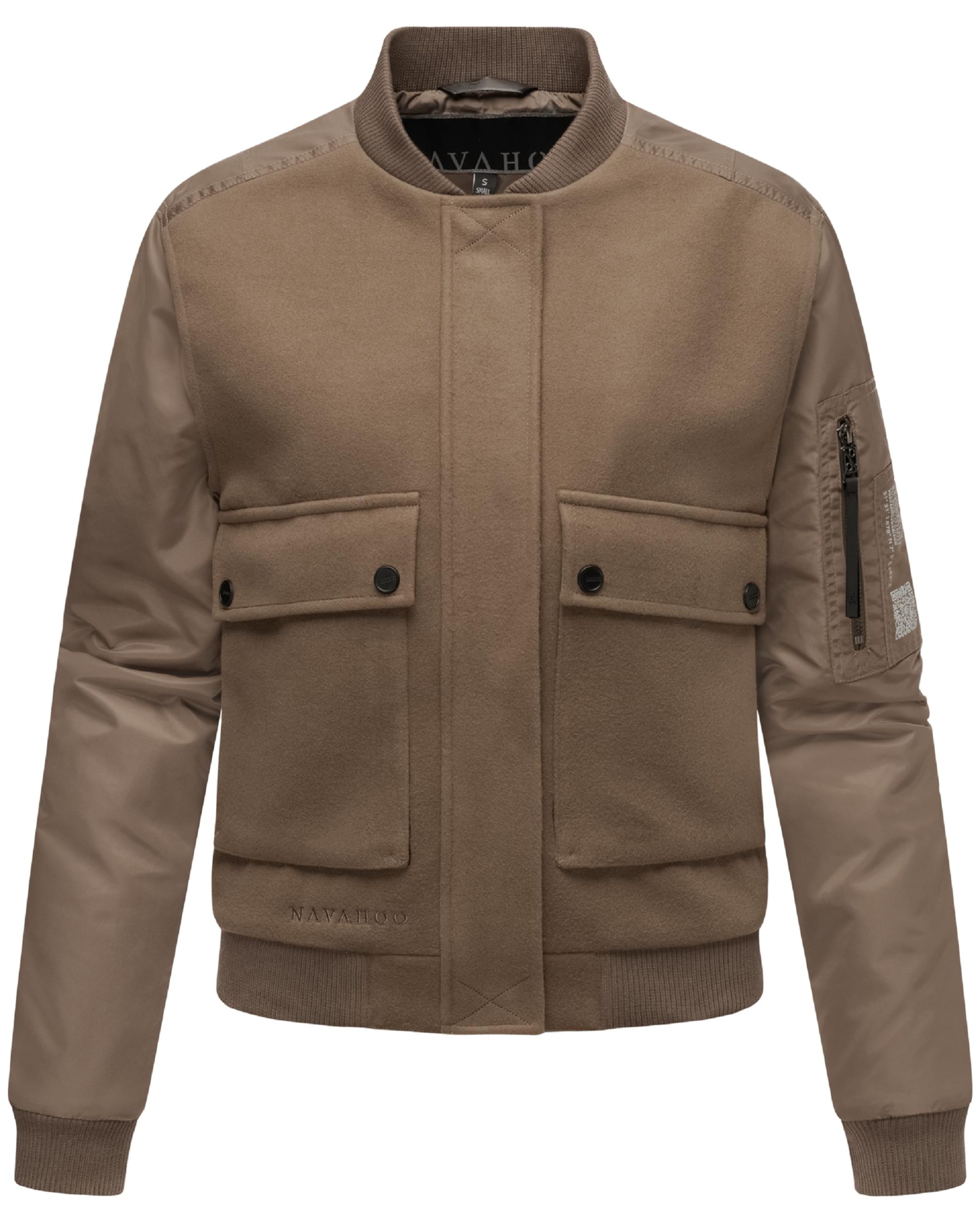 NAVAHOO Between-season jacket in Brown: front