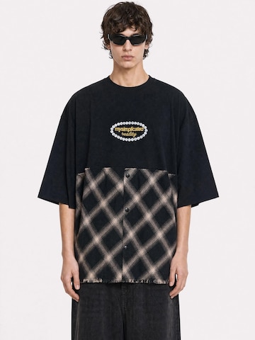 mysimplicated Oversized shirt 'Atelier 50/50' in Wit: voorkant