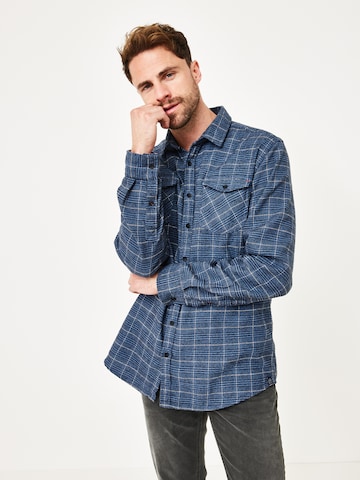PADDOCKS Regular fit Button Up Shirt in Blue: front