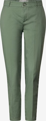 STREET ONE Regular Chino Pants in Green: front