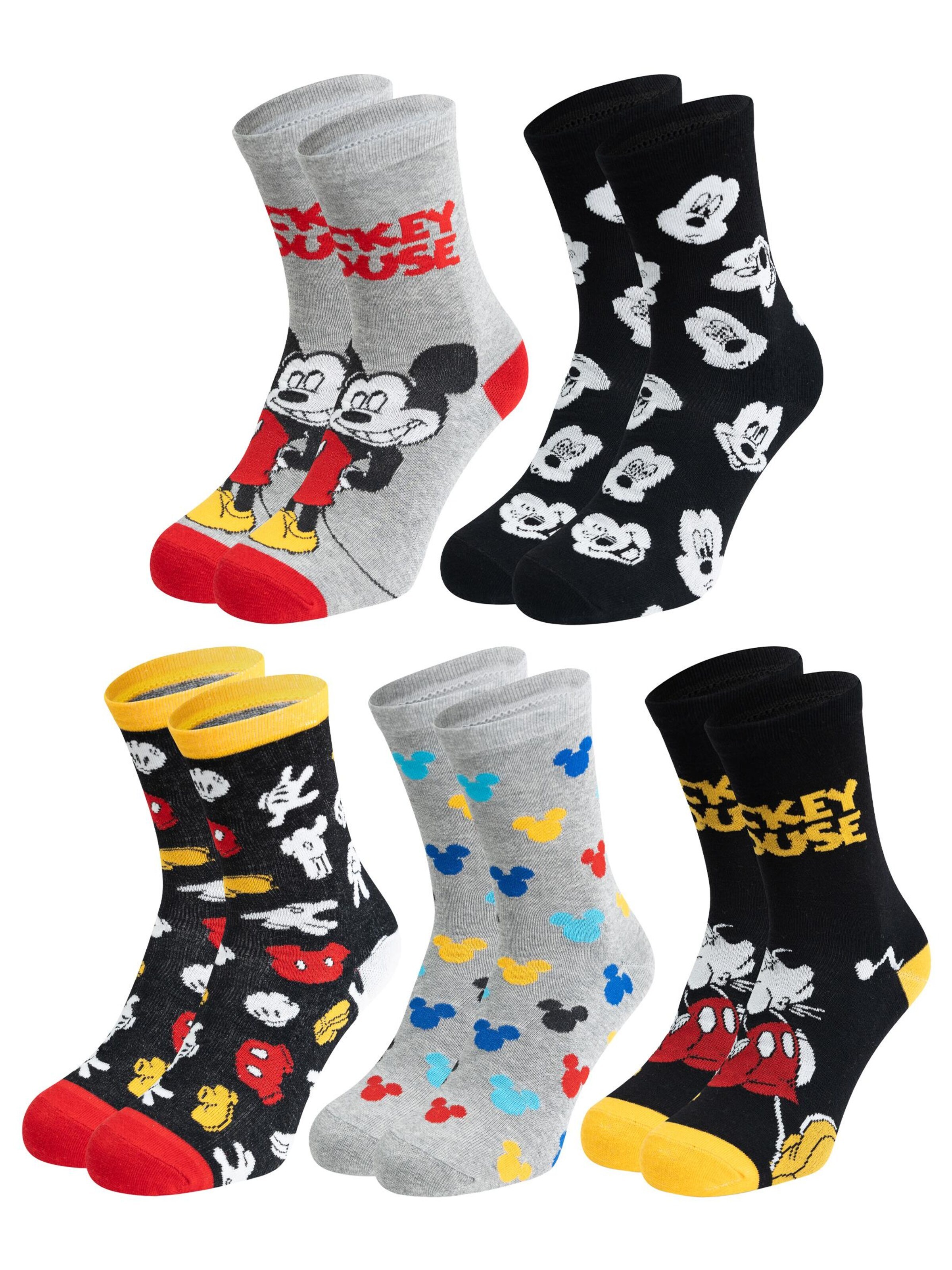 MICKEY MOUSE Socken‌ in Mischfarben: Vorderseite