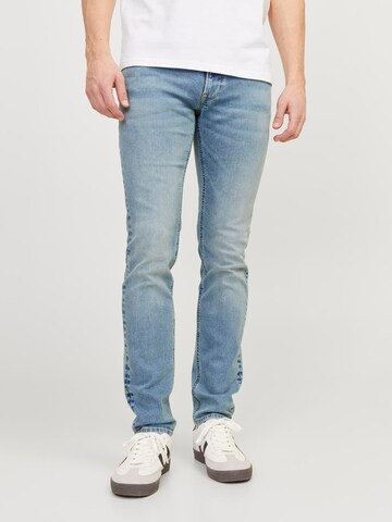 JACK & JONES Slimfit Jeans 'LIAM ORIGINAL SQ 001' in Blau: Vorderseite