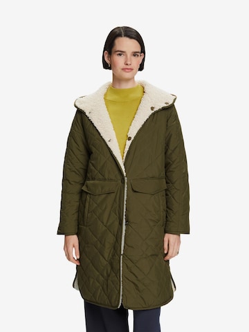 Manteau d’hiver ESPRIT en vert : devant