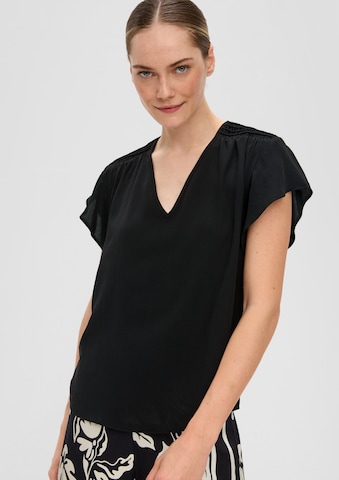 s.Oliver BLACK LABEL Блузка в Черный: спереди