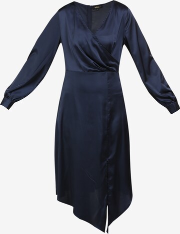 usha BLACK LABEL Shirt Dress in Blue: front