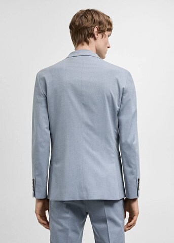 MANGO MAN Slim fit Business blazer 'Paris' in Blue