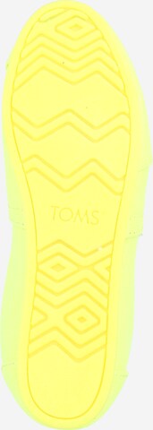 Chaussure basse 'ALPARGATA' TOMS en jaune