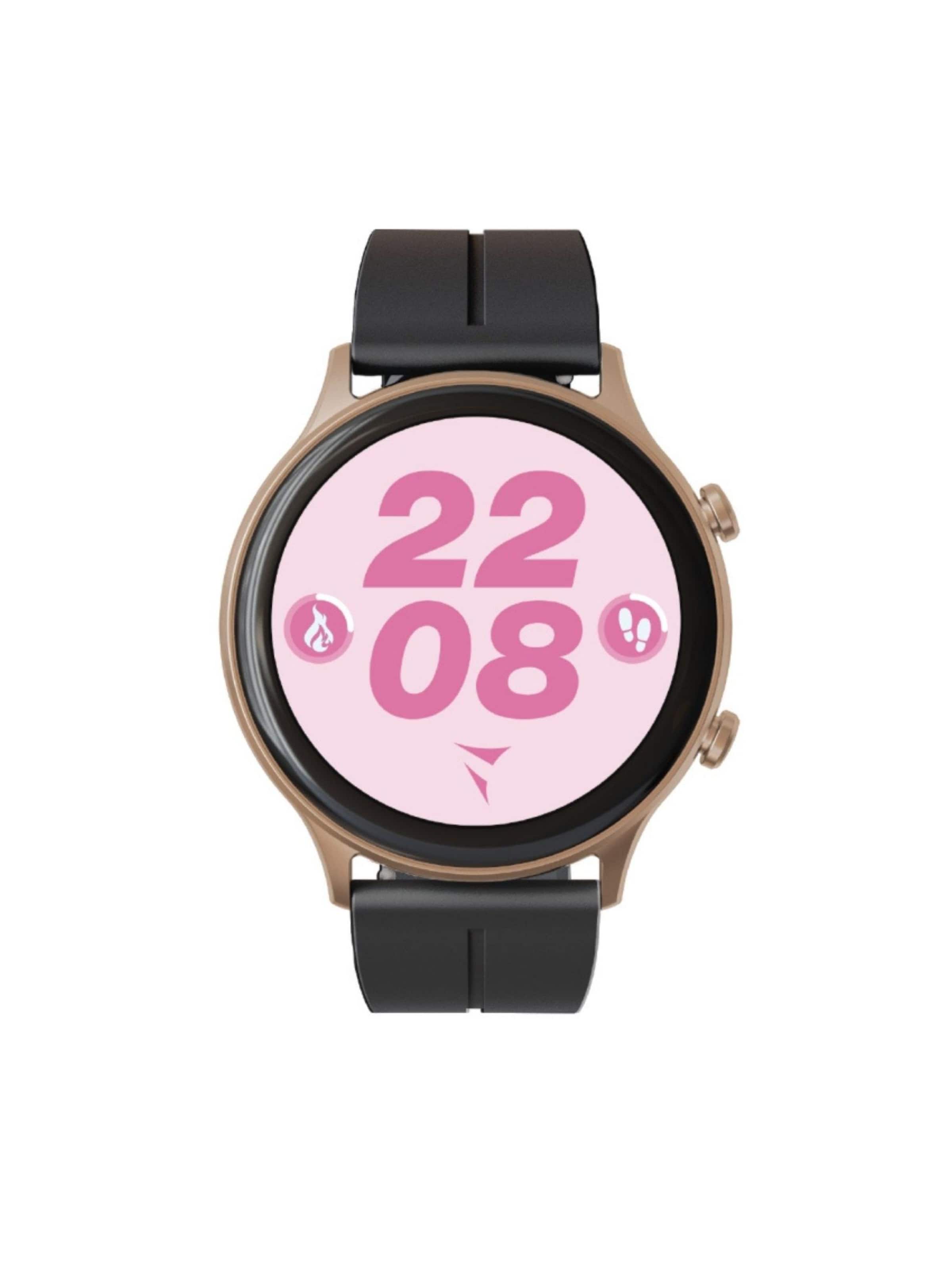 Techmade Digitaluhr 'Dynamic 2 Smartwatch – Bundle mit Kopfhörern'‌‌ in Pink: Vorderseite