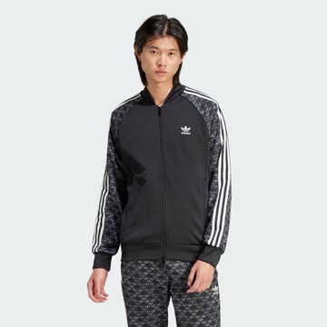 ADIDAS ORIGINALS Sweatjacke 'SSTR Classic' in Schwarz: predná strana