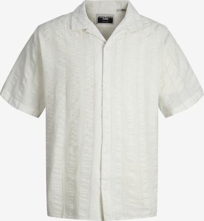 JACK & JONES Button Up Shirt in Beige / White / Off white, Item view