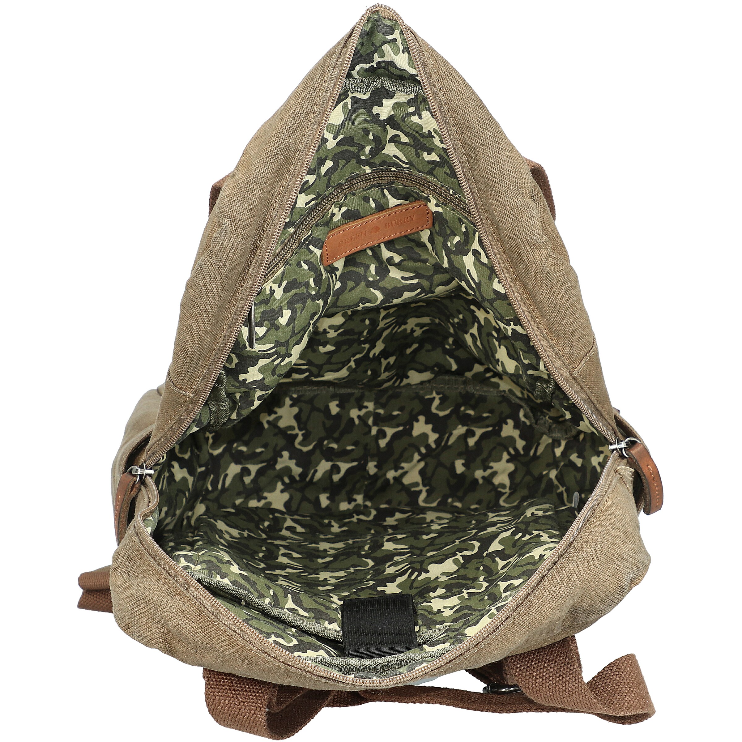 Zaino 'Aviator' di GREENBURRY in marrone