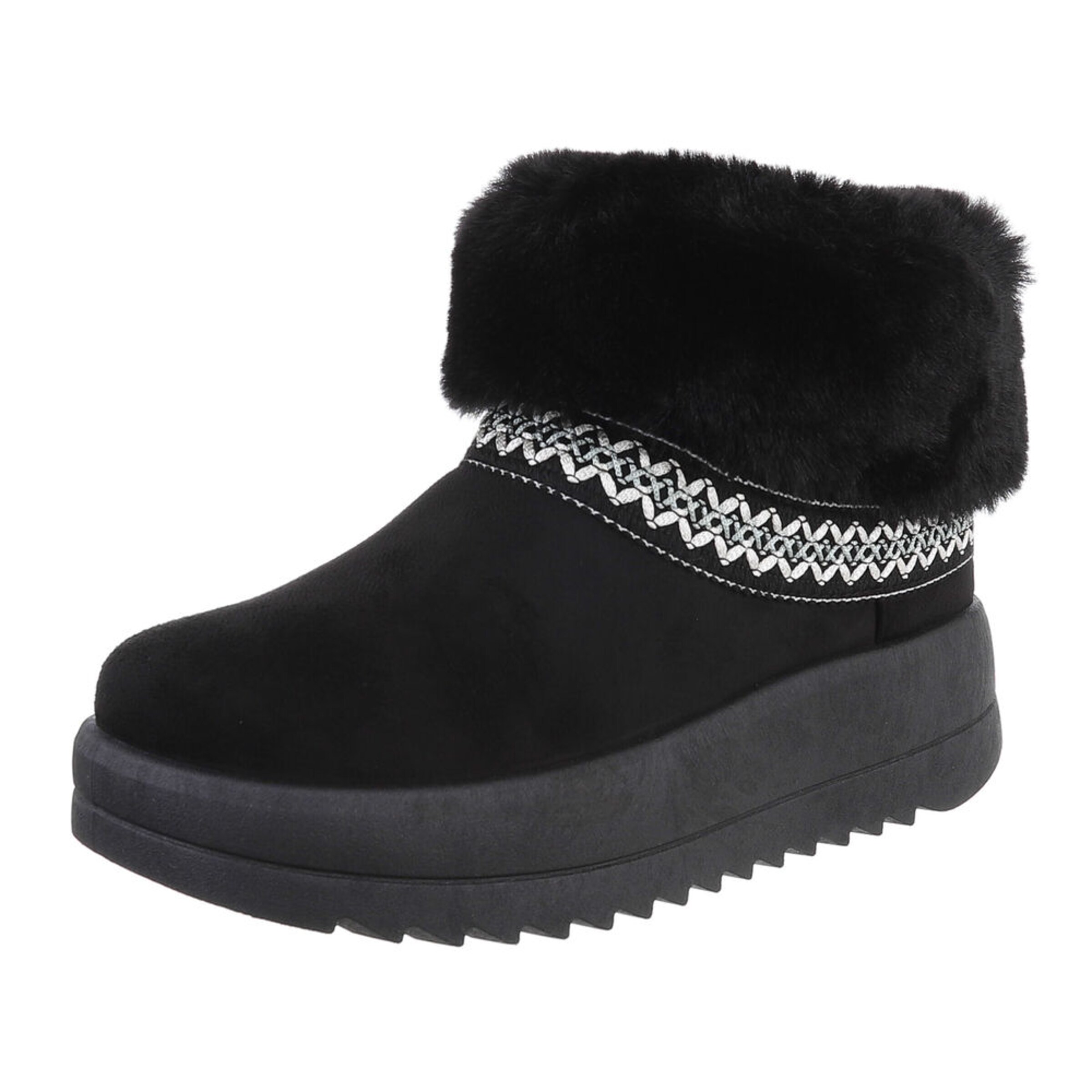 Ital-Design Boots in Black: front