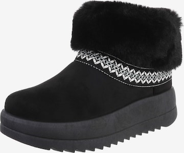 Ital-Design Boots in Schwarz: Vorderseite