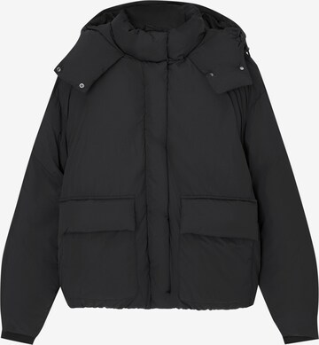 Veste mi-saison Pull&Bear en noir : devant