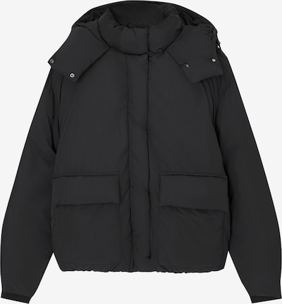 Pull&Bear Veste mi-saison en noir, Vue avec produit