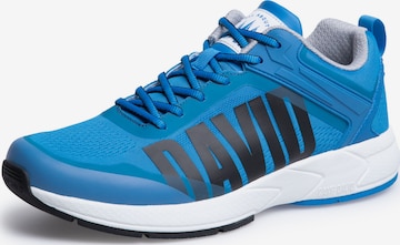 CAMP DAVID Sneaker im Jacquard-Strick mit Rubber Logo in Blau: Vorderseite