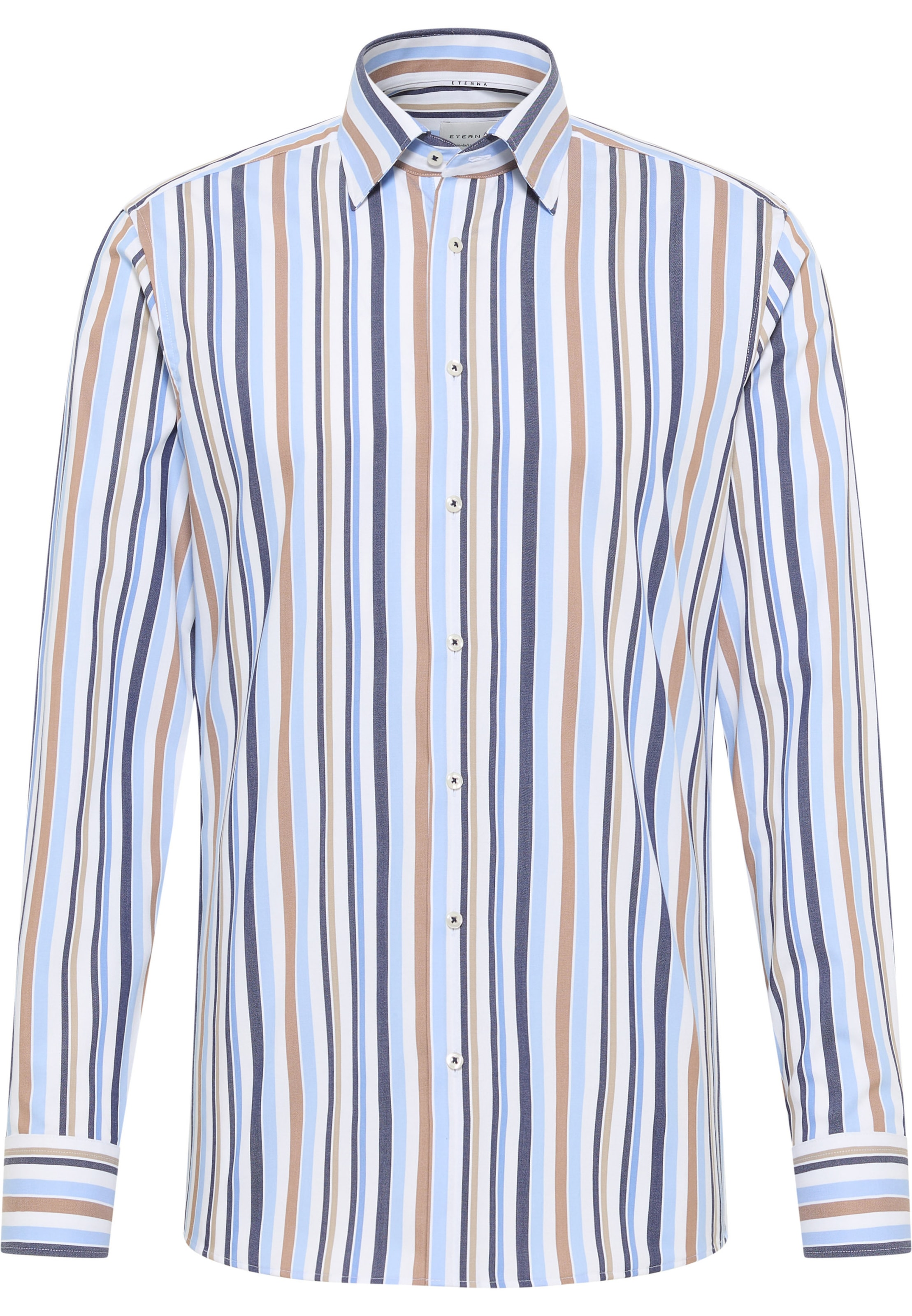 ETERNA Hemd in Blau: Vorderseite
