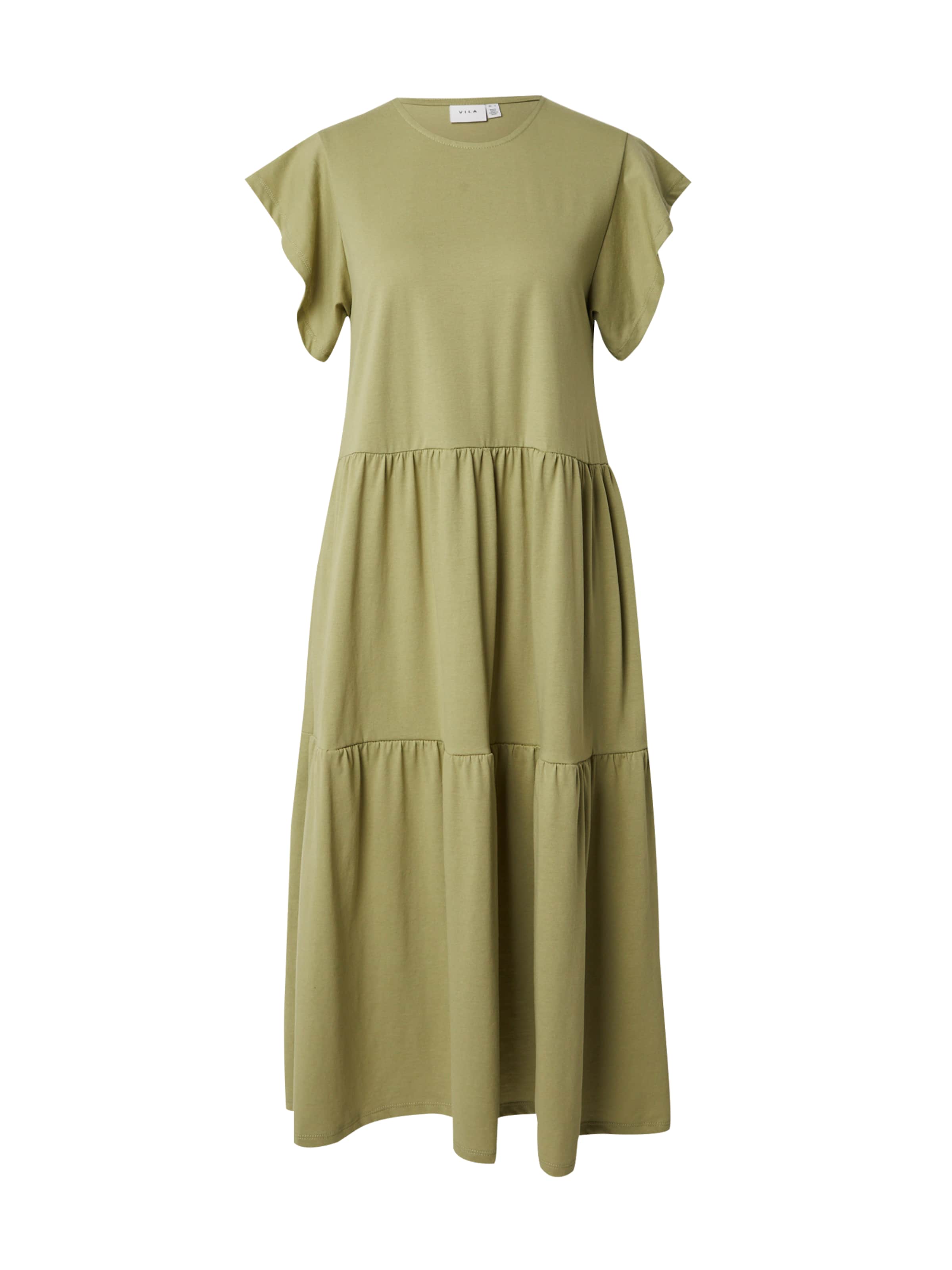 Robe VILA en vert : devant