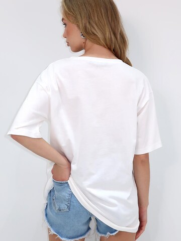 Tricou de la Trend Alaçatı Stili pe bej