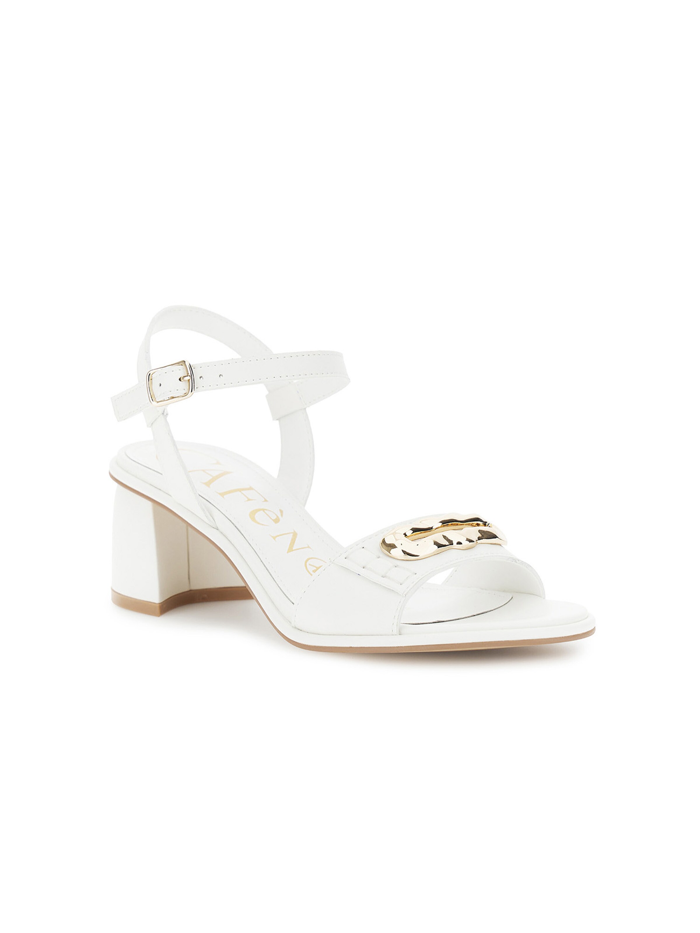 CAFè NOIR Sandal in White