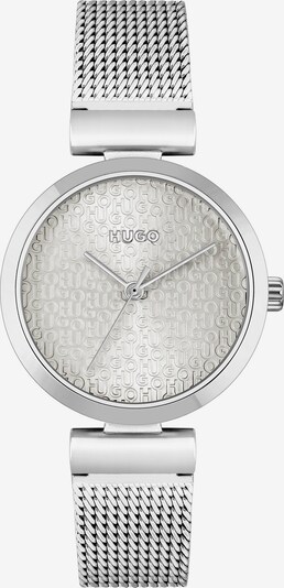 HUGO Montre à affichage analogique en argent, Vue avec produit
