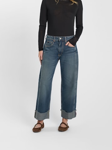 Wide Leg Jean 'Leal' Le Temps Des Cerises en bleu : devant