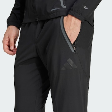 ADIDAS PERFORMANCE Slim fit Sports trousers 'Real Madrid Tiro 25 Competition' in Black