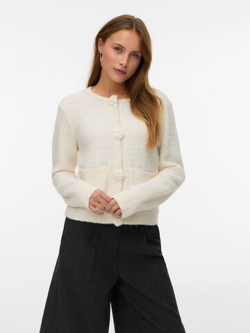 VERO MODA Cardigan 'BLOSSOM' i beige: forside