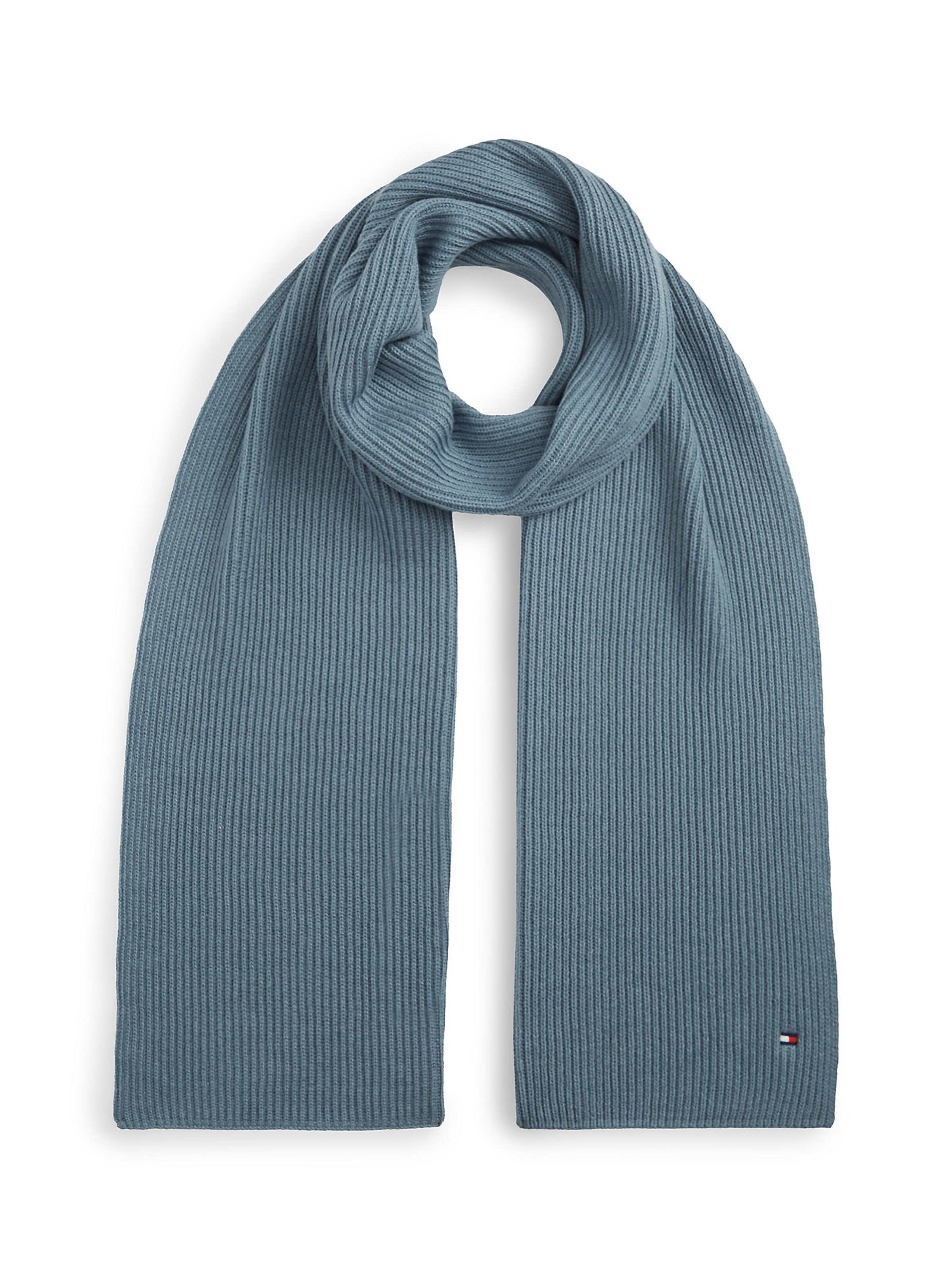 TOMMY HILFIGER Schal in Blau: Vorderseite