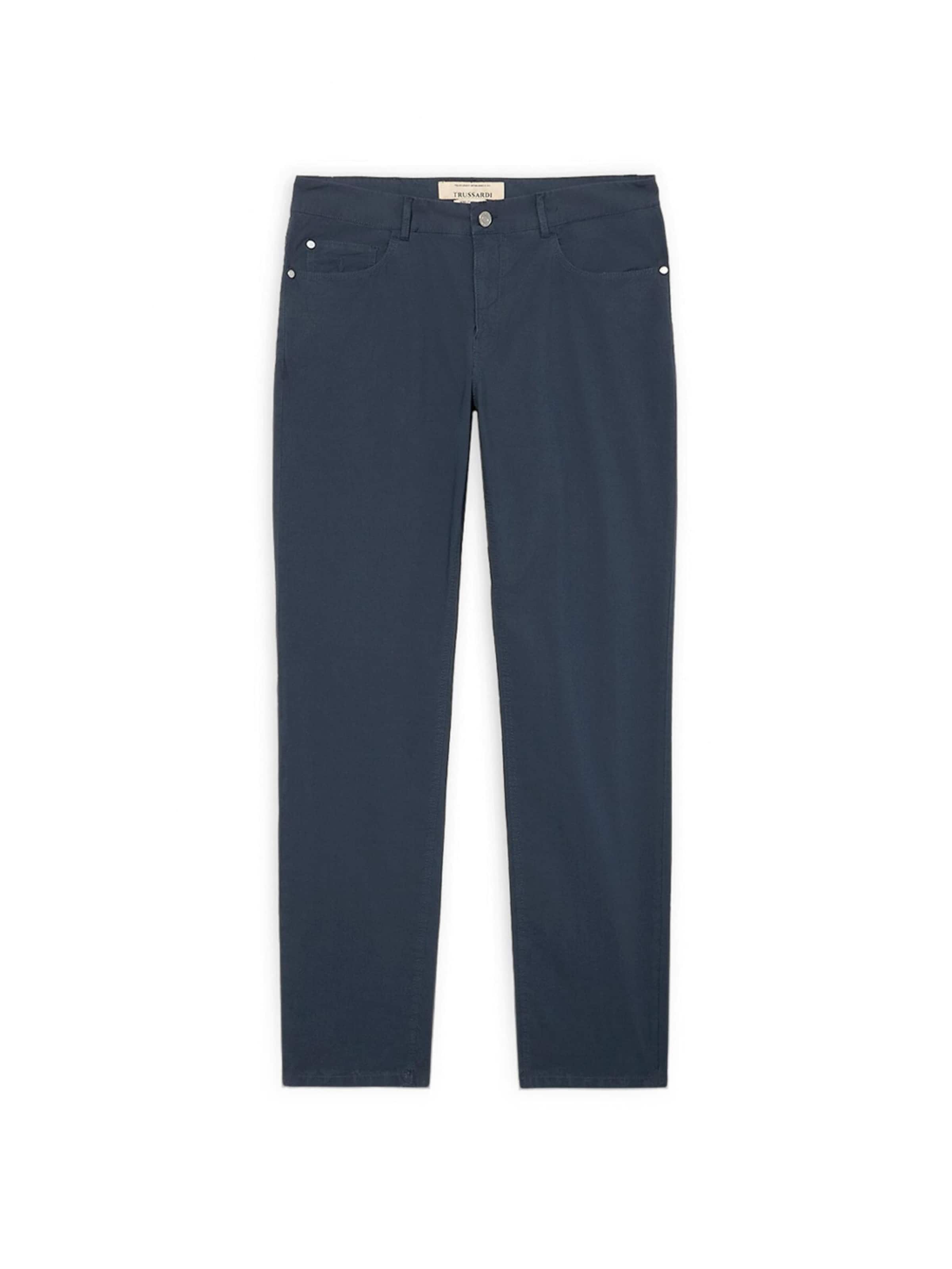 Coupe slim Pantalon Trussardi en bleu : devant