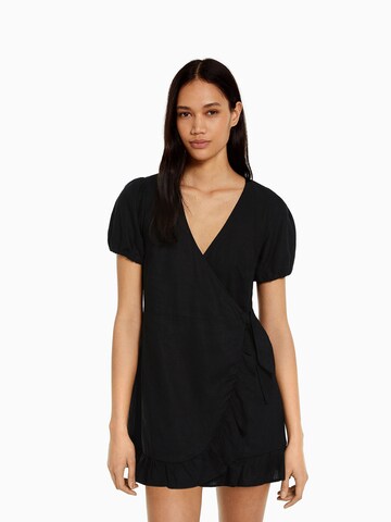 Bershka Dress in Black: front